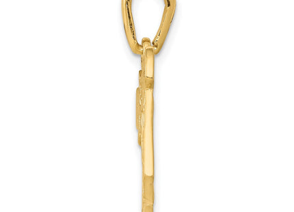 14K gold pendant, alternate view
