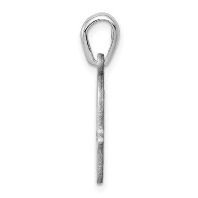 14K White Gold Star of David Chamseh Pendant