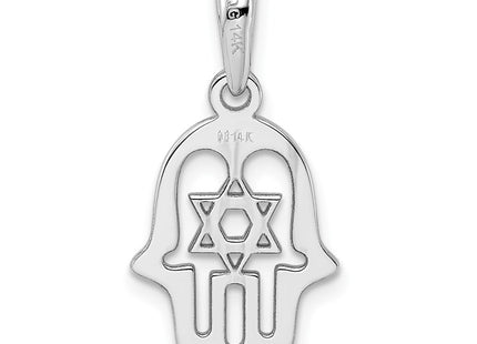 14k White Gold Pendants Style K1306 - Classique Jewelry Inc.