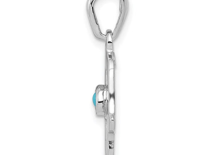 14k White Gold Pendants Style K1307 - Classique Jewelry Inc.