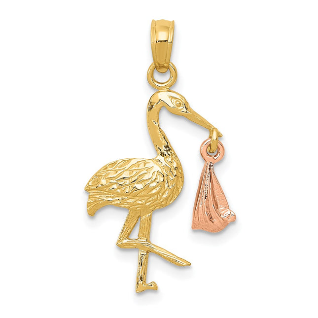 14k Two-tone Pendants Style K1331 - Classique Jewelry Inc.