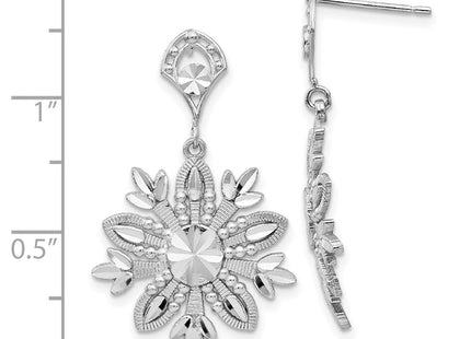 14k White Gold Earrings Style K1382 - Classique Jewelry Inc.
