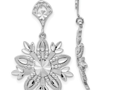 14k White Gold Earrings Style K1382 - Classique Jewelry Inc.
