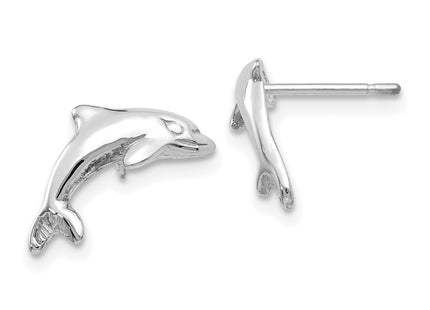 14k White Gold Earrings Style K1403 - Classique Jewelry Inc.