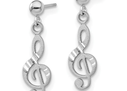 14k White Gold Earrings Style K1408 - Classique Jewelry Inc.