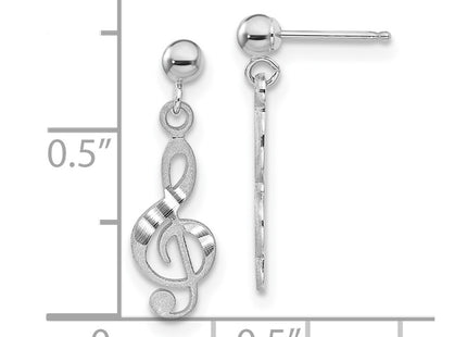 14k White Gold Earrings Style K1408 - Classique Jewelry Inc.