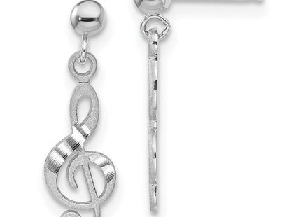 14k White Gold Earrings Style K1408 - Classique Jewelry Inc.