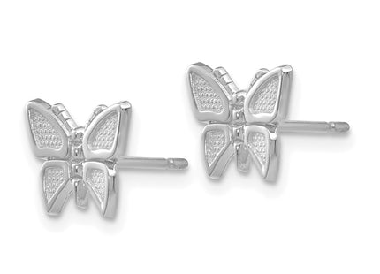 14k White Gold Earrings Style K1409 - Classique Jewelry Inc.
