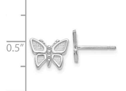 14k White Gold Earrings Style K1409 - Classique Jewelry Inc.