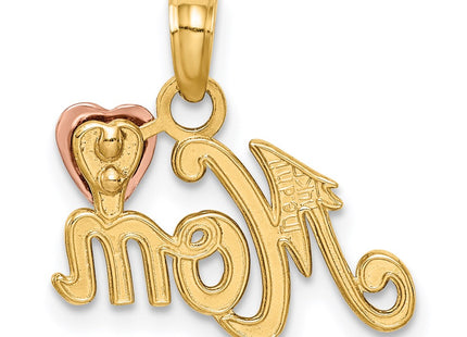 14k Two-tone Pendants Style K1427 - Classique Jewelry Inc.