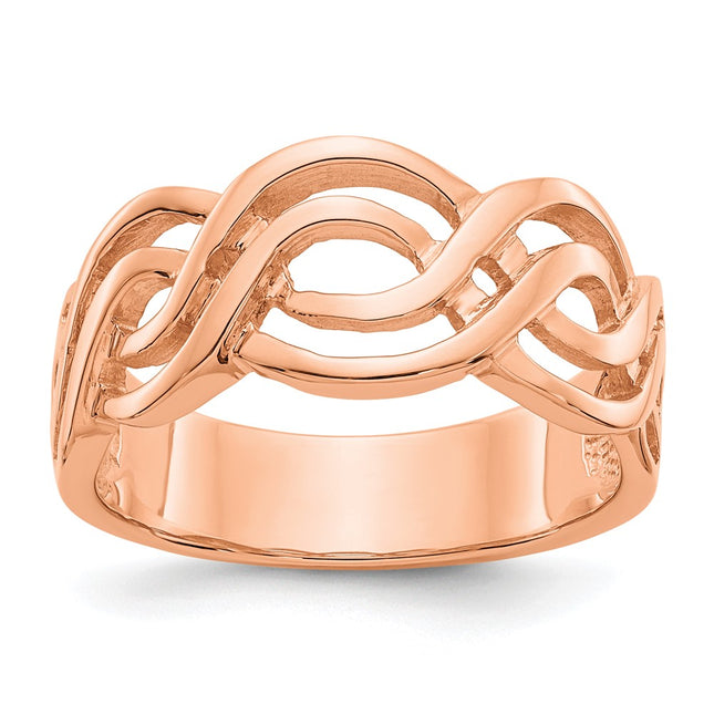 14k Rose Gold Rings Style K1468 - Classique Jewelry Inc.