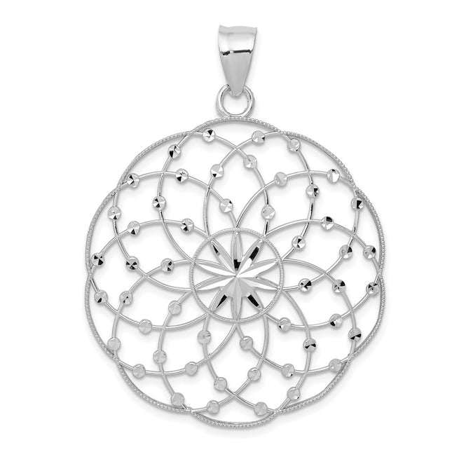 14k White Gold Pendants Style K1550 - Classique Jewelry Inc.