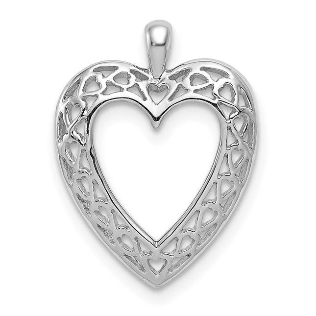 14k White Gold Pendants Style K1631 - Classique Jewelry Inc.