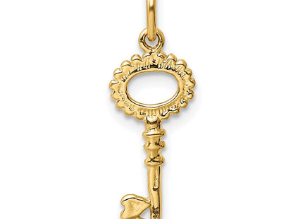 14K Polished Key Charm (Style K1668)