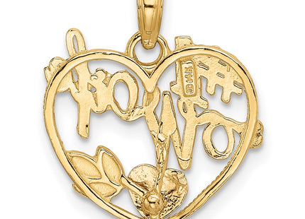 14k Two-tone Pendants Style K1711 - Classique Jewelry Inc.