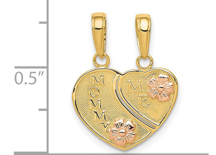 14k Two-tone Pendants Style K1713 - Classique Jewelry Inc.