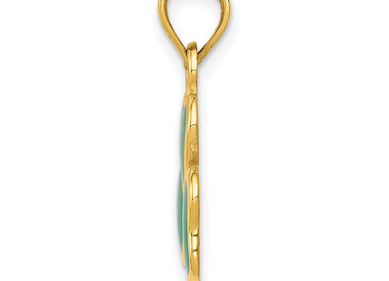 14k Yellow Gold Pendants Style K1721 - Classique Jewelry Inc.