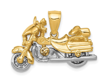 14k Two-tone Pendants Style K1781 - Classique Jewelry Inc.