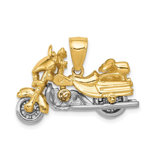 14k Two-tone Pendants Style K1781 - Classique Jewelry Inc.