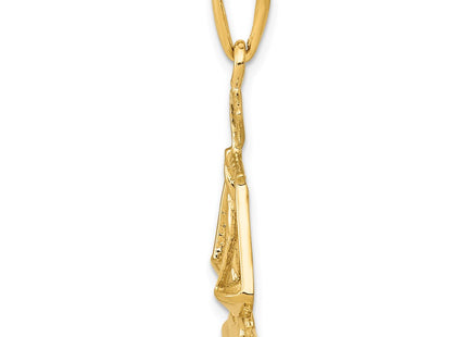 14k Yellow Gold Pendants Style K1789 - Classique Jewelry Inc.