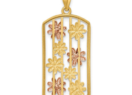 14k Two-tone Pendants Style K1807 - Classique Jewelry Inc.