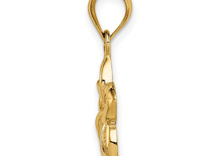 14k Yellow Gold Pendants Style K1809 - Classique Jewelry Inc.