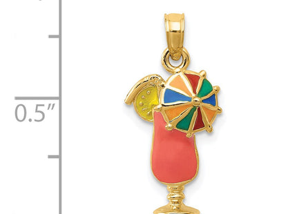 14k Yellow Gold Pendants Style K1819 - Classique Jewelry Inc.