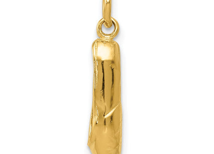 14K gold pendant, alternate view
