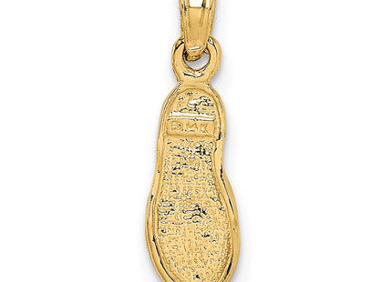 14k Yellow & Rhodium Pendants Style K1857 - Classique Jewelry Inc.