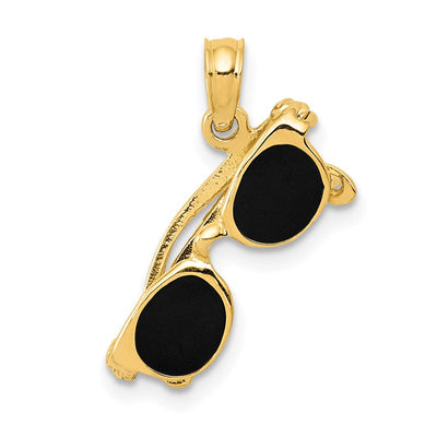 14K gold claddagh pendant