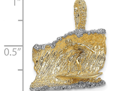 14k Yellow & Rhodium Jewelry Style K1880 - Classique Jewelry Inc.