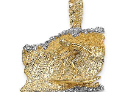 14k Yellow & Rhodium Jewelry Style K1880 - Classique Jewelry Inc.