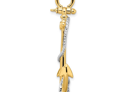 14k Two-tone Pendants Style K1892 - Classique Jewelry Inc.