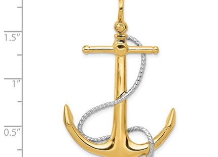 14k Two-tone Pendants Style K1892 - Classique Jewelry Inc.