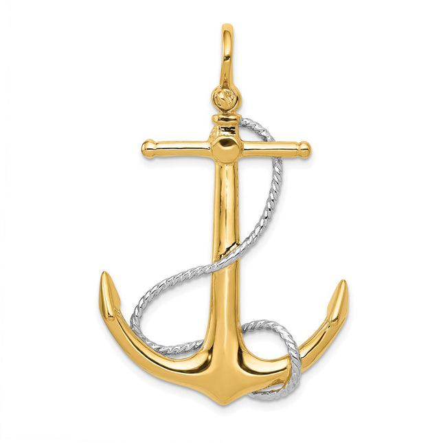 14k Two-tone Pendants Style K1892 - Classique Jewelry Inc.
