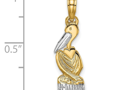 14k Yellow & Rhodium Jewelry Style K1906 - Classique Jewelry Inc.