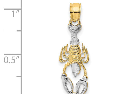 14k Yellow & Rhodium Jewelry Style K1916 - Classique Jewelry Inc.