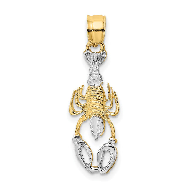 14k Yellow & Rhodium Jewelry Style K1916 - Classique Jewelry Inc.
