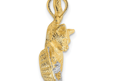 14k Yellow & Rhodium Jewelry Style K1987 - Classique Jewelry Inc.