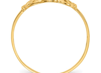 14k Yellow & Rhodium Rings Style K2051 - Classique Jewelry Inc.