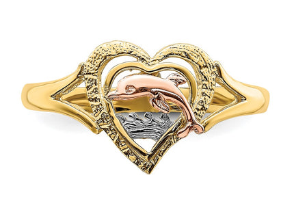14k Two-tone Rings Style K2068 - Classique Jewelry Inc.