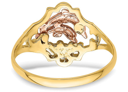 14k Two-tone Rings Style K2069 - Classique Jewelry Inc.