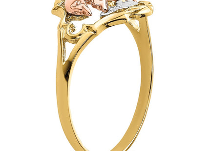14k Two-tone Rings Style K2069 - Classique Jewelry Inc.