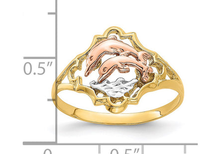 14k Two-tone Rings Style K2069 - Classique Jewelry Inc.