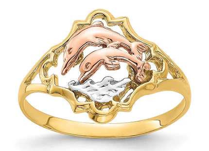 14k Two-tone Rings Style K2069 - Classique Jewelry Inc.