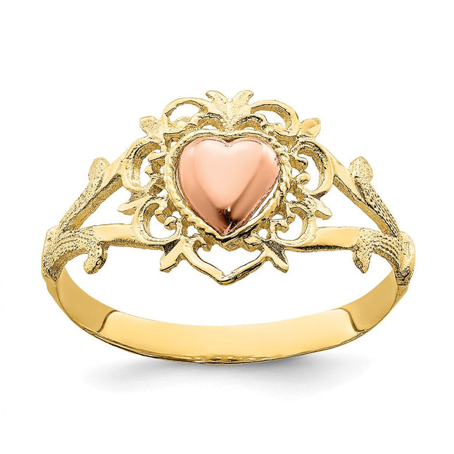 14k Two-tone Rings Style K2076 - Classique Jewelry Inc.
