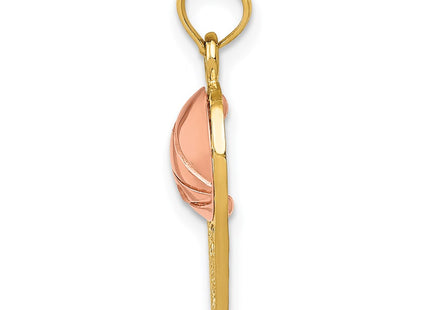 14k Two-tone Pendants Style K2102 - Classique Jewelry Inc.