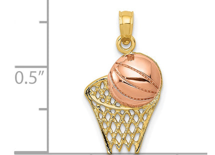 14k Two-tone Pendants Style K2102 - Classique Jewelry Inc.