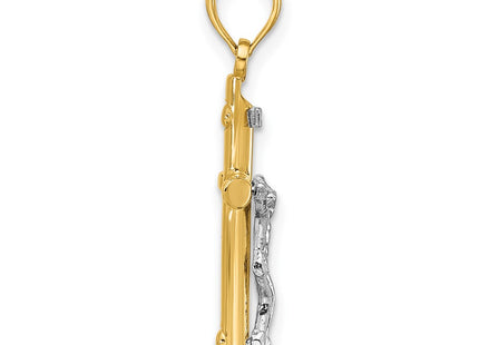 14k Two-tone Jewelry Style K2182 - Classique Jewelry Inc.