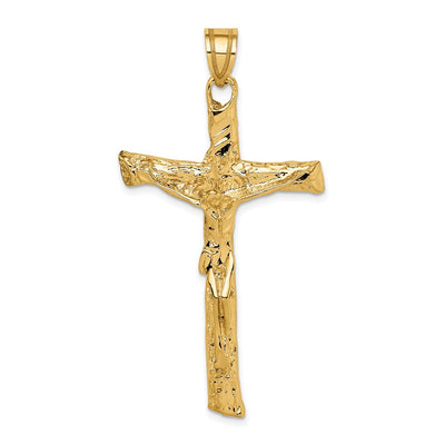 14K gold crucifix pendant